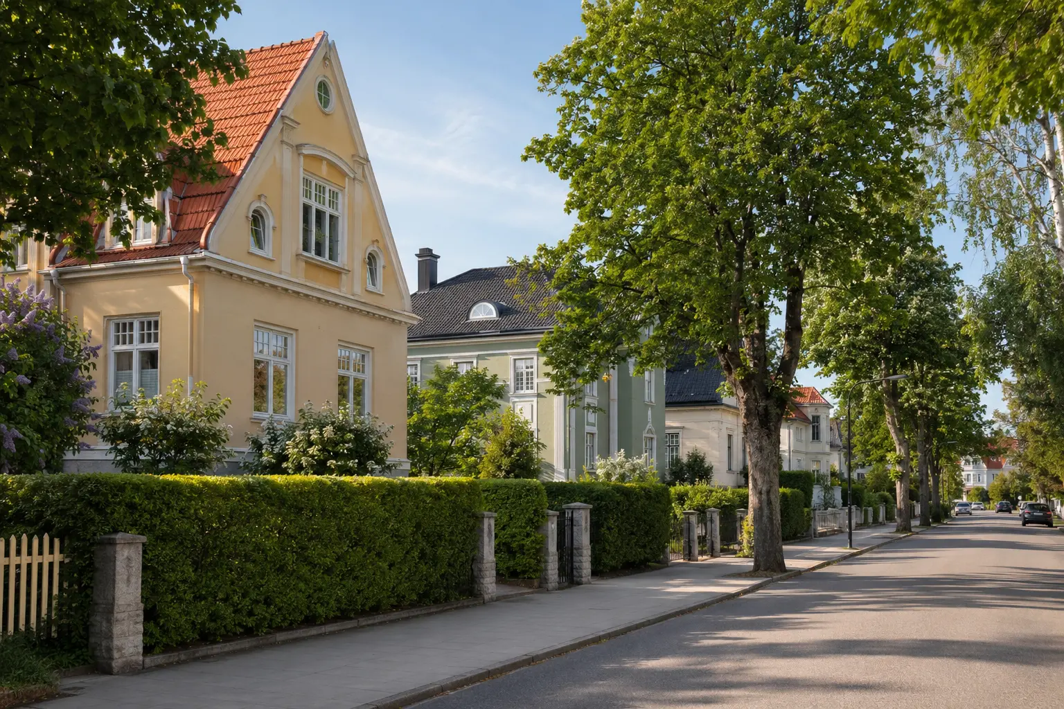 Villaområde inspirerat av Bromma