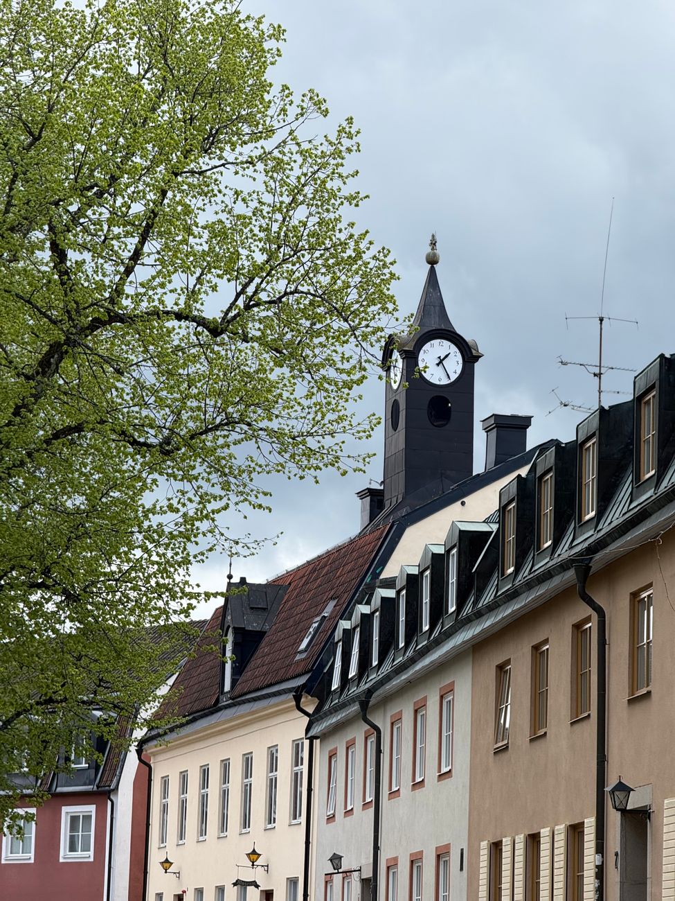 Småstadsmiljö inspirerad av Enköping