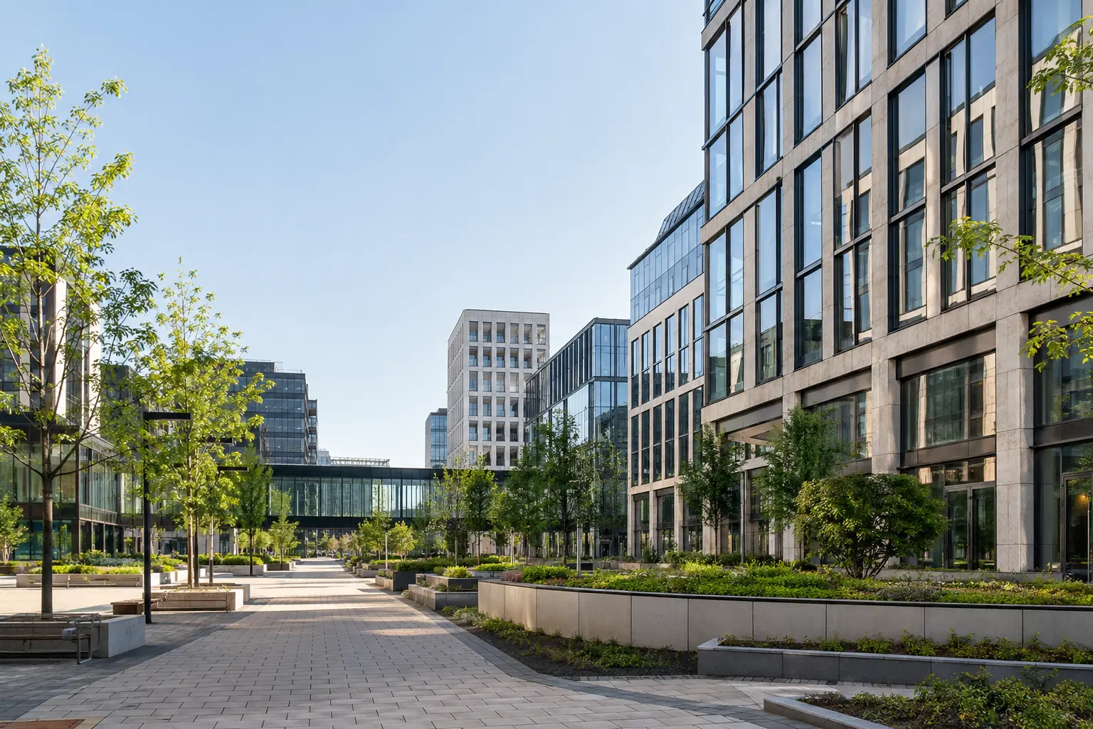 Stadsmiljö inspirerad av Solna